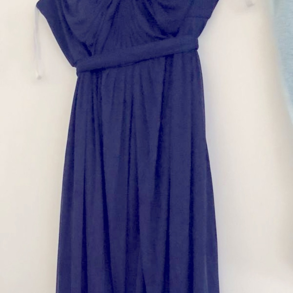 Multiway elegant blue bridesmaid, formal dress
